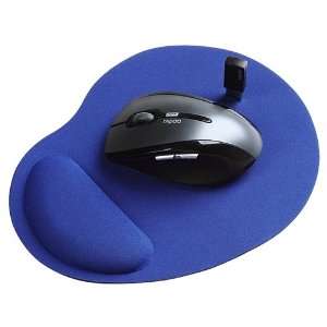   Comfort Mouse Pad For Optical / Trackball Mouse, Blue Electronics