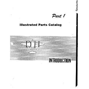   DHC 3 Otter Aircraft Parts Manual De Havilland Canada Books