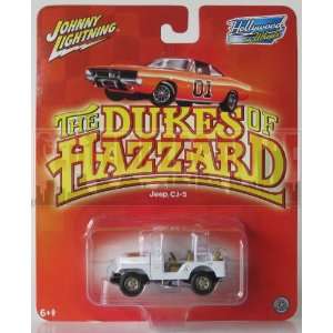   Hollywood On Wheels The Dukes Of Hazzard Jeep CJ 5 White Toys & Games
