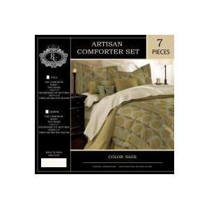  7pc Comforter Set   Artisan Sage   Full Case Pack 4