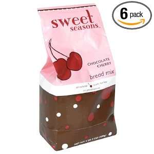 Sweet Seasons Chocolate Cherry Bread Mix 18 Ounce Package (Pack of 6 