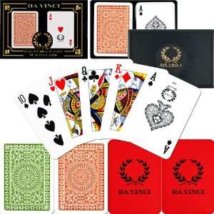  Da Vinci Club Casino, Italian 100% Plastic Playing Cards 