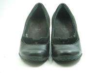 MERRELL Black Leather LOTUS Slip On Wedge Shoes Loafers Womens 6.5 