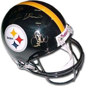  Steel Curtain Pittsburgh Steelers Autographed Helmet 