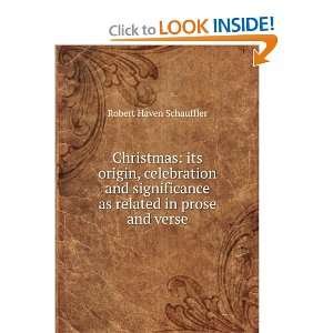  Christmas its origin, celebration and significance as 