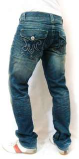 NWT Mens MEK Denim Harbin Straight Jeans Flap Pocket  