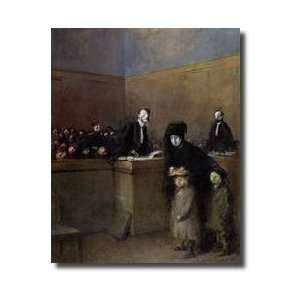 The Weak And The Oppressed C1910 Giclee Print 