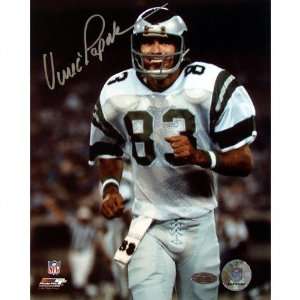 Vince Papale Philadelphia Eagles   Running Off The Field   Autographed 