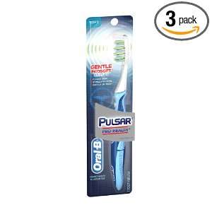  Oral B Pulsar Pro Health Soft Bristle Toothbrush, (Pack of 