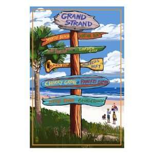 Grand Strand, South Carolina   Sign Destinations Premium 