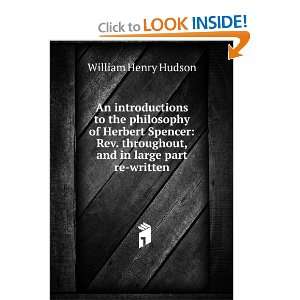   throughout, and in large part re written William Henry Hudson Books