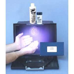   Kit with Glo Germ Gel & Powder w Ultraviolet Blacklight Toys & Games