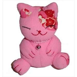  Japanese Soft Lucky Cat Maneki Neko Pink #0065 PK