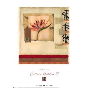  Eastern Garden III Finest LAMINATED Print Maria Eva 20x27 