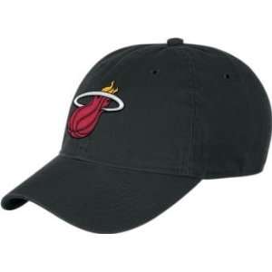   Heat Black NBA Adult Unstructured Adjustable Hat