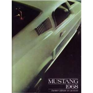  1968 FORD MUSTANG Sales Brochure Literature Book Piece 