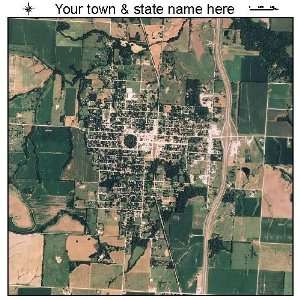   Aerial Photography Map of Rich Hill, Missouri 2010 MO 