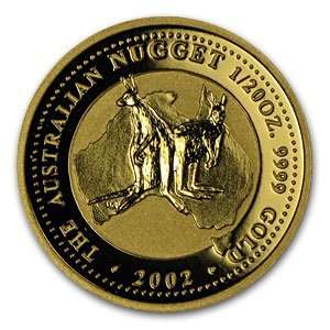  2002 1/20 oz Australian Gold Nugget Beauty