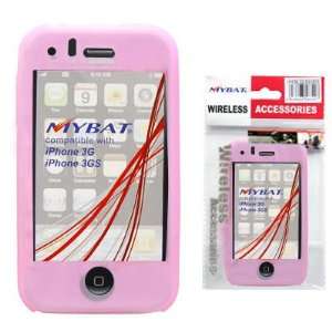  MyBat Pink Apple iPhone 3G/3GS Skin Cover Cell Phones 