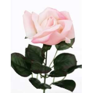  Pink Rose Stem   Silk Rose Pink   Wedding Flowers 