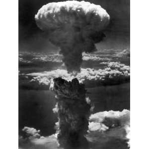  Atomic Bomb Smoke Capped by Mushroom Cloud Rises More Than 