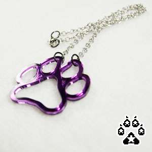   Acrylic Pawstar Paw Necklace Choker Collar Anime Goth Punk Furry