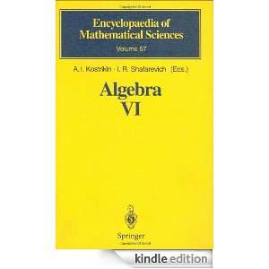 Algebra VI Combinatorial and Asymptotic Methods of Algebra 