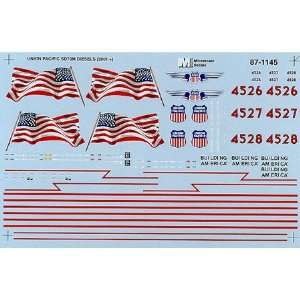  Microscale HO Scale SD70M Decal Set   Union Pacific (UP 