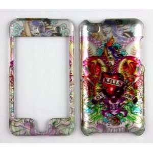   TOUCH 4G TATTO ED SNAKE AND BEAUTY WHITE PHONE CASE 