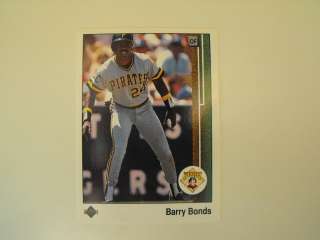 1989 Upper Deck #440 Barry Bonds  