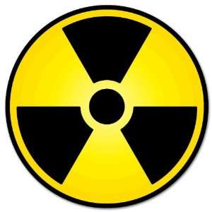  Nuclear Radiation Warning Large sign sticker decal 12 x 