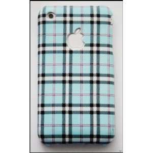  Blue Fashion Designer Hard Back Cover Case iPhone 3Gs 3G 