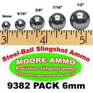  9,382 pack 6mm Steel Ball slingshot ammo (18 lbs) Sports 
