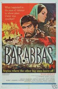 Barabbas 1962 Orig Movie Poster US 1Sheet Anthony Quinn  