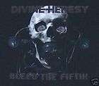   HERESY cd cv BLEED THE FIFTH Official SHIRT LRG New fear factory