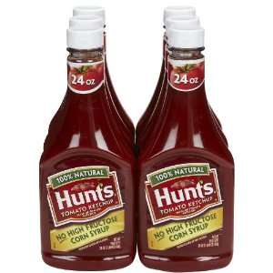 Hunts Tomato Squeeze Bottle Ketchup 24 oz  Grocery 