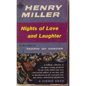 Nights of Love and Laughter Henry MILLER  Books
