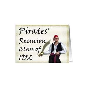  Pirates Reunion, Class of 1952 Card Health & Personal 