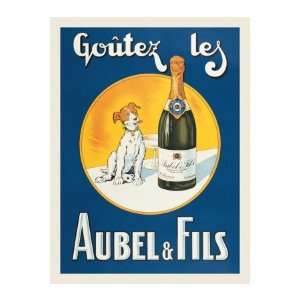  Goutez les Aubel and Fils Giclee Poster Print, 28x36