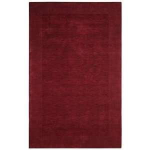  Auckland Collection Cabernet Red Wool 2x3 Area Rug