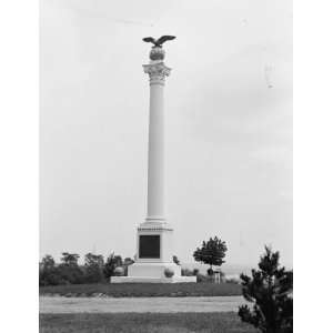   1918 and 1920 Photograph of Spanish War Vets. Monument