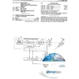  NEW Patent CD for TERRAIN AVOIDANCE RADAR SYSTEM 