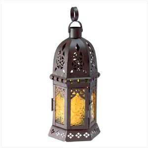  Moroccan Yellow Candle Lantern