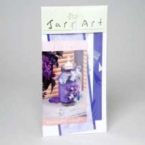  Lavender Lights Jar Art Kit 16 Piece Case Pack 24 Toys 