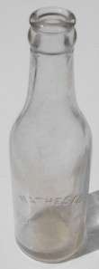 Old IA Soda Pop Bottle MATHES CO. Burlington Iowa  