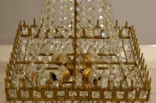 Unique Crystal Vintage Chandelier Lighting Antique French Style Cast 