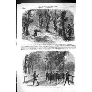  1861 Civil War America Unionist Scouting Party Alexandria 