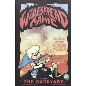   Widespread Panic Austin Backyard 2003 Concert Poster