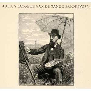   Jacobus van de Sande Bakhuyzen   Original Engraving