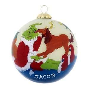  Personalized Grinch Christmas Ornament